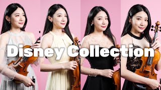 Disney Collection Violin Cover BeautyampBeast Alladdin Pocahontas Little Mermaid [upl. by Ibson]