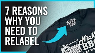 7 Reasons Why You Should Be Relabeling Your TShirts Inside Tag Printing Private Labels amp Branding [upl. by Oijres]