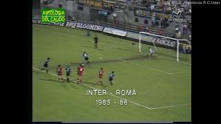 198586 4 Rit Coppa Italia  21051986 INTERRoma 21 BradyRGianniniMandelli HLTS Telenova [upl. by Ecyac]