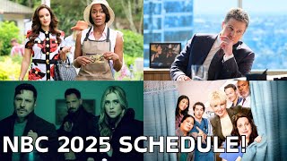 NBC Midseason 2025 Premiere Dates The Hunting Party Suits LA Grosse Pointe Garden Society MORE [upl. by Acinomal472]