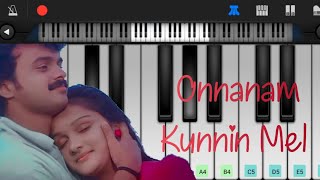 Onnanam Kunnin Mel  Piano Tutorial  Mayilpeelikkavu [upl. by Chee]