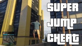 GTA 5 Super Jump Cheat GTA V Cheat Codes [upl. by Assin]