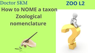 HOW to name a taxon in zoology [upl. by Drawets]