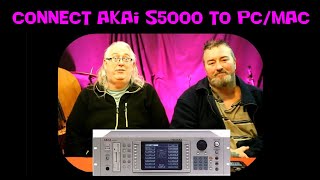 Connecting Akai S5000 Sampler via usb to your PC using AKSYS software [upl. by Ydne]