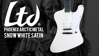 ESP LTD Phoenix Arctic Metal Demo amp Play Through [upl. by Yreme]