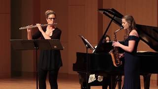 Trio 1 for Flute Alto Saxophone and Piano  Russell Peterson [upl. by Baumann]