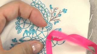 How to Embroider a Spider Web Rose  Annies Creative Woman KitoftheMonth Club [upl. by Allyce]