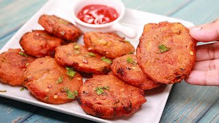 Leftover Bread Snacks Recipe  Easy amp Quick Bread Snacks Recipe  Bread Cutlet  Toasted [upl. by Lynus915]