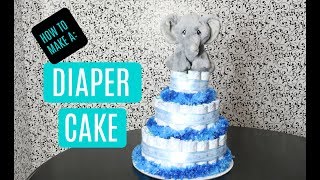 How to Make A Diaper Cake Centerpiece [upl. by Ingar169]