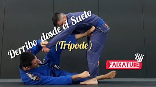 BJJ Derribos BÁSICOS derribo desde el suelo para PRINCIPIANTES [upl. by Ydneh326]