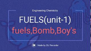 Fuel Introduction Bomb amp Boys calorimeter Part1 [upl. by Juback]