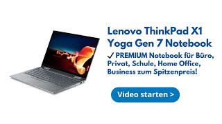 Lenovo ThinkPad X1 Yoga Gen 7 Notebook [upl. by Ayifas]