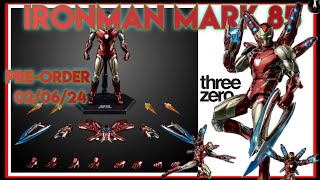 Threezero Marvel Studios DLX IRON MAN MARK 85 Infinity Saga Action FigureRevealed [upl. by Dnalyk283]