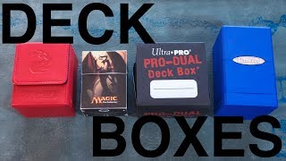 What Is The Best Deck Box For Magic The Gathering Compare amp Contrast Ultra PRO MTG [upl. by Primavera]