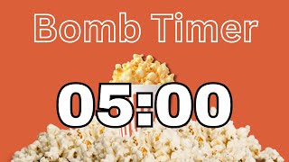 5 Minute Popcorn 🍿 Bomb 💣 Timer [upl. by Edie]