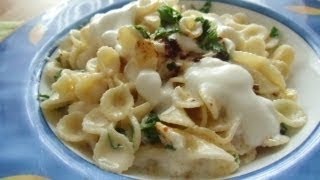 Türkische Nudeln mit Yoghurtsoße  Yalancı Mantı Pasta Makarna  CANAN´S REZEPTE [upl. by Akram]