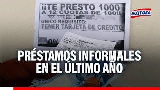 🔴🔵605 mil familias peruanos han solicitado un crédito de prestamista informal en el último año [upl. by Nnarual]