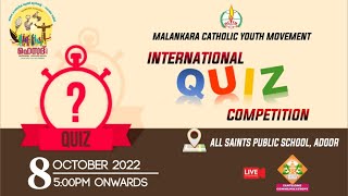 HESED 2022  INTERNATIONAL QUIZ COMPETEION  MALANKARA CATHOLIC YOUTH MOVEMENT  LIVE [upl. by Verlie]