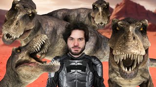 EU TENHO UM EXÉRCITO DE TIRANOSSAUROS REX NO ARK [upl. by Ynnavoj894]