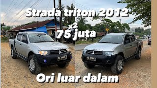 Strada triton 2012 Di jamin original luar dalam [upl. by Port]