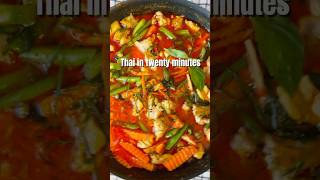 Thai in twenty minutes 🇹🇭 Ep1 Thai red curry with chicken 🍛 everydaythai authenticthai [upl. by Kwarteng347]