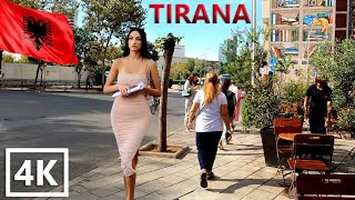 TIRANA WALK  Albania 2023» 🇦🇱 VIRTUAL WALKING TOUR 🚶🎧 ORIGINAL SOUNDS 🚫 NO COMMENT 📺 ASMR [upl. by Einitsed]