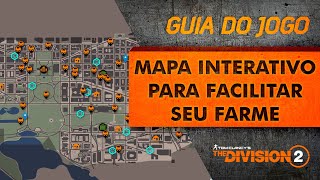 The Division II Guia  Mapa Interativo do Divsion 2 [upl. by Julis]