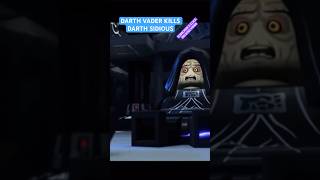 Darth Vader Kills Darth Sidious  Emperor Palpatine  lego starwars gaming ytshorts shorts [upl. by Deny]