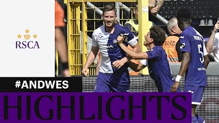 HIGHLIGHTS RSC Anderlecht  KVC Westerlo  20232024 [upl. by Leigha]