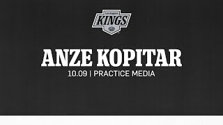 Captain Anze Kopitar  1009 LA Kings Practice in Buffalo [upl. by Persis]