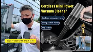 Cordless and compact strong suction and long battery life improve cleaning efficiency [upl. by Redmer555]