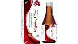 Irogips XT Plus Syrup Ferrous Fumarate Folic Acid amp Cyanocobalamin Syrup [upl. by Nomolas]