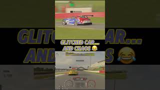 Glitched car in the middle of the track Resultado Chaos 😂 granturismo7 gt7 shorts [upl. by Eelyk]