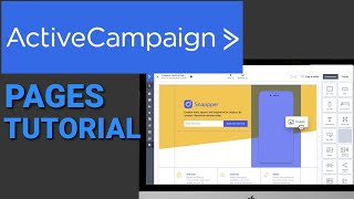 How To Build An ActiveCampaign Landing Page Tutorial 2023 Timestamps In The Description [upl. by Harrod]