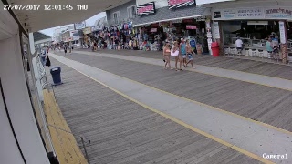 Live Wildwood Boardwalk Cam [upl. by Annoyed143]