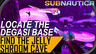 SUBNAUTICA  How To Find The Jellyshroom Cave  Easily Find The Degasi Base [upl. by Wixted]