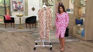 Bumblebella by Jill Martin Dreamy Jersey Spa Robe on QVC [upl. by Amikat]