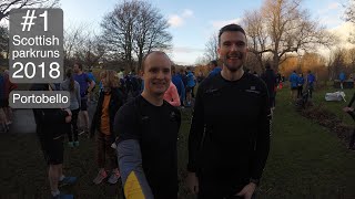 Portobello parkrun Edinburgh  1 Scottish parkruns 2018 [upl. by Eunice]