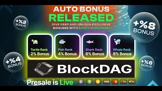 BlockDAG Presale 2 Million Giveaway and Auto Bonus [upl. by Berns]