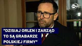 Daniel Obajtek stawił się w Najwyższej Izbie Kontroli TVN24 [upl. by Heriberto]