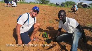 Journée de reboisement à SaintLouis du Sénégal avec le Raid LatécoèreAéropostale 2019 [upl. by Parthenia]