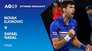 Rafael Nadal v Novak Djokovic Extended Highlights  Australian Open 2019 Final [upl. by Ecneitap401]