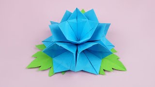 Basteln mit papier Papierblumen einfach  Geschenk zum Muttertag  DIY Bastelideen [upl. by Eirual]