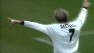 David Beckham Goal Vs Arsenal FA Cup 1999 [upl. by Anoy]