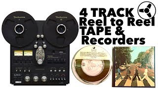 THE BEST SOUNDING FORMAT part I 4 Track Reel to Reel Tape amp Recorders [upl. by Nigam]