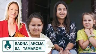 Radna akcija sa Tamarom  kod porodice Ilić I PRVA [upl. by Annoyk979]