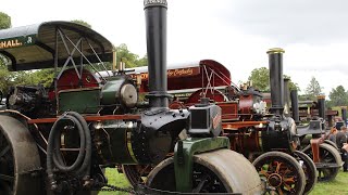 Shrewsbury Steam Rally Parade Convoy amp Whistle Blow 2023 [upl. by Anahsor]