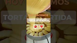 Torta invertida de manzana 🍎 recetas shorts feedshorts [upl. by Attenyt]