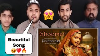 Pakistani Reaction on Ghoomar Song 🎵  Deepika Padukone [upl. by Anairda718]