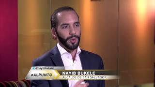 Jorge Ramos habla con el Alcalde de San Salvador Nayib Bukele Agosto 2015 [upl. by Jill78]